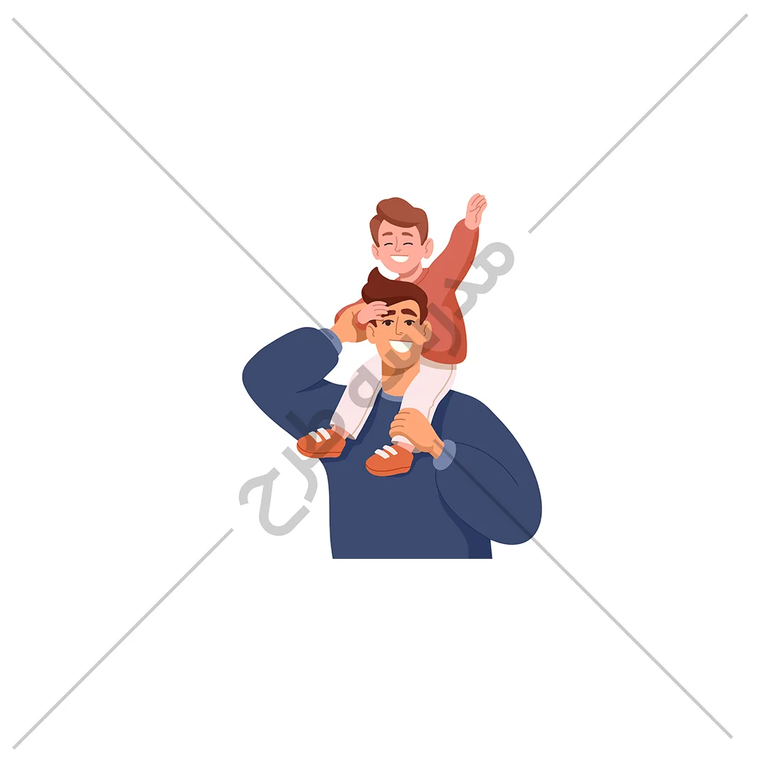 وکتور تبریک روز پدر