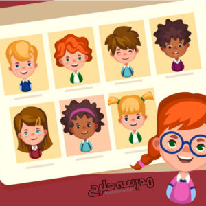 کاراکتر دانش آموز