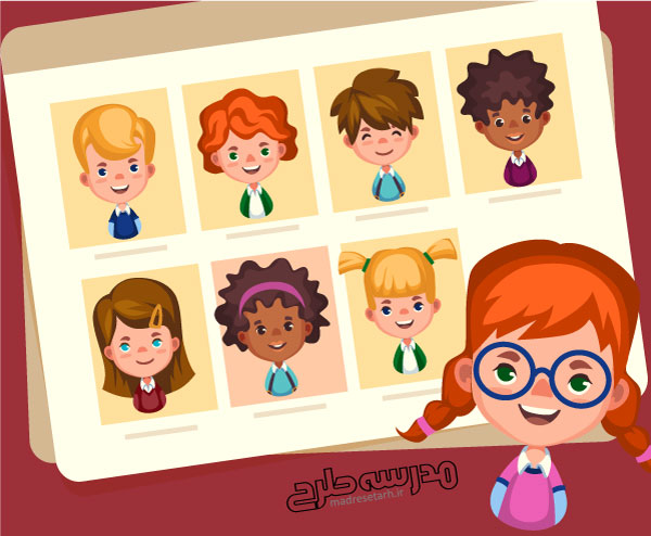 کاراکتر دانش آموز