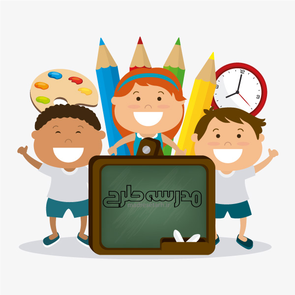 وکتور طرح بازگشت به مدرسه