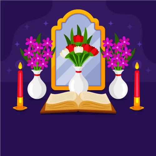 وکتور آیینه وقرآن
