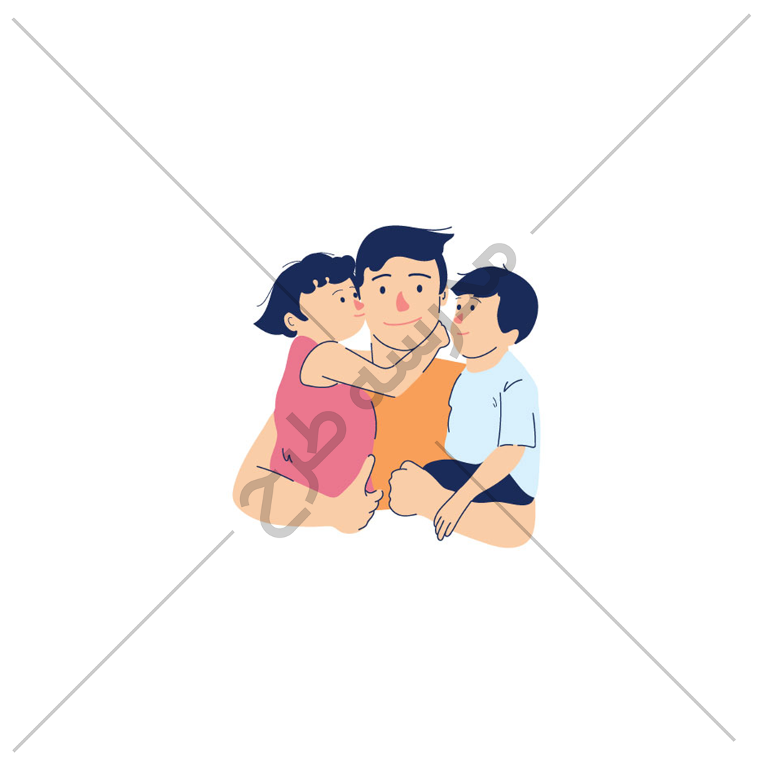 وکتور تبریک روز پدر