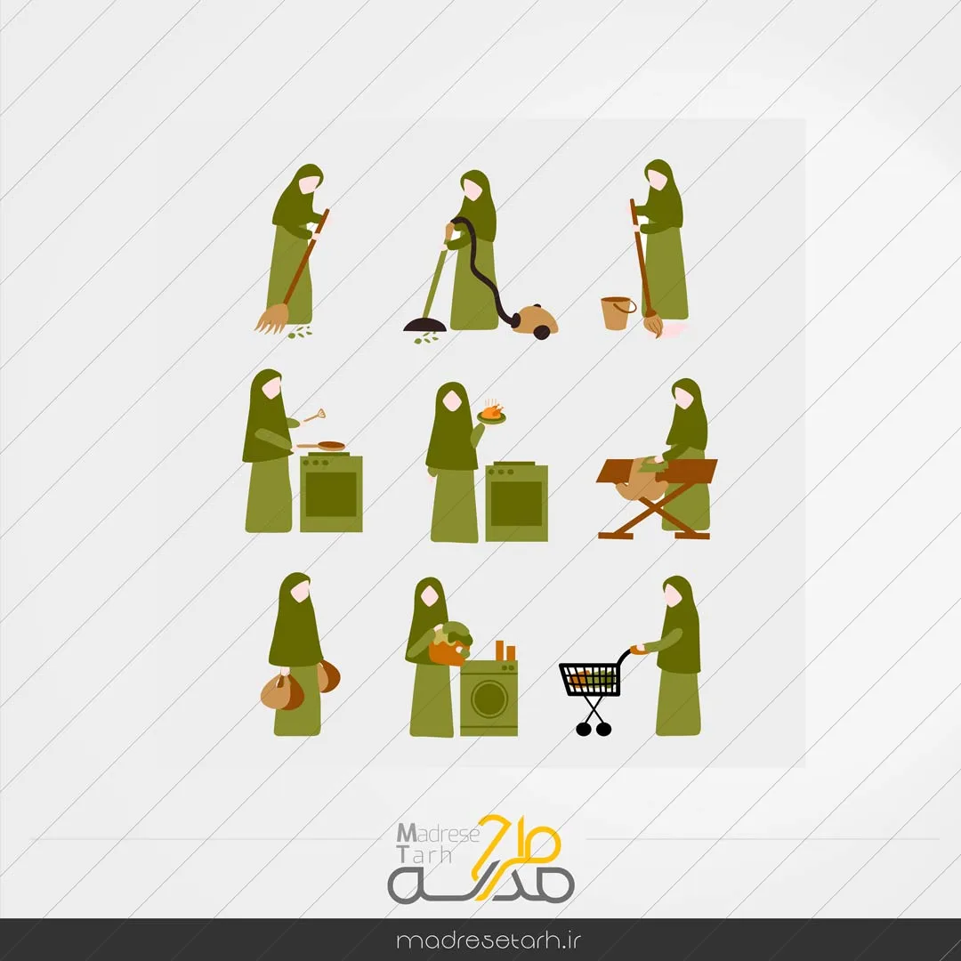 وکتور روز زن