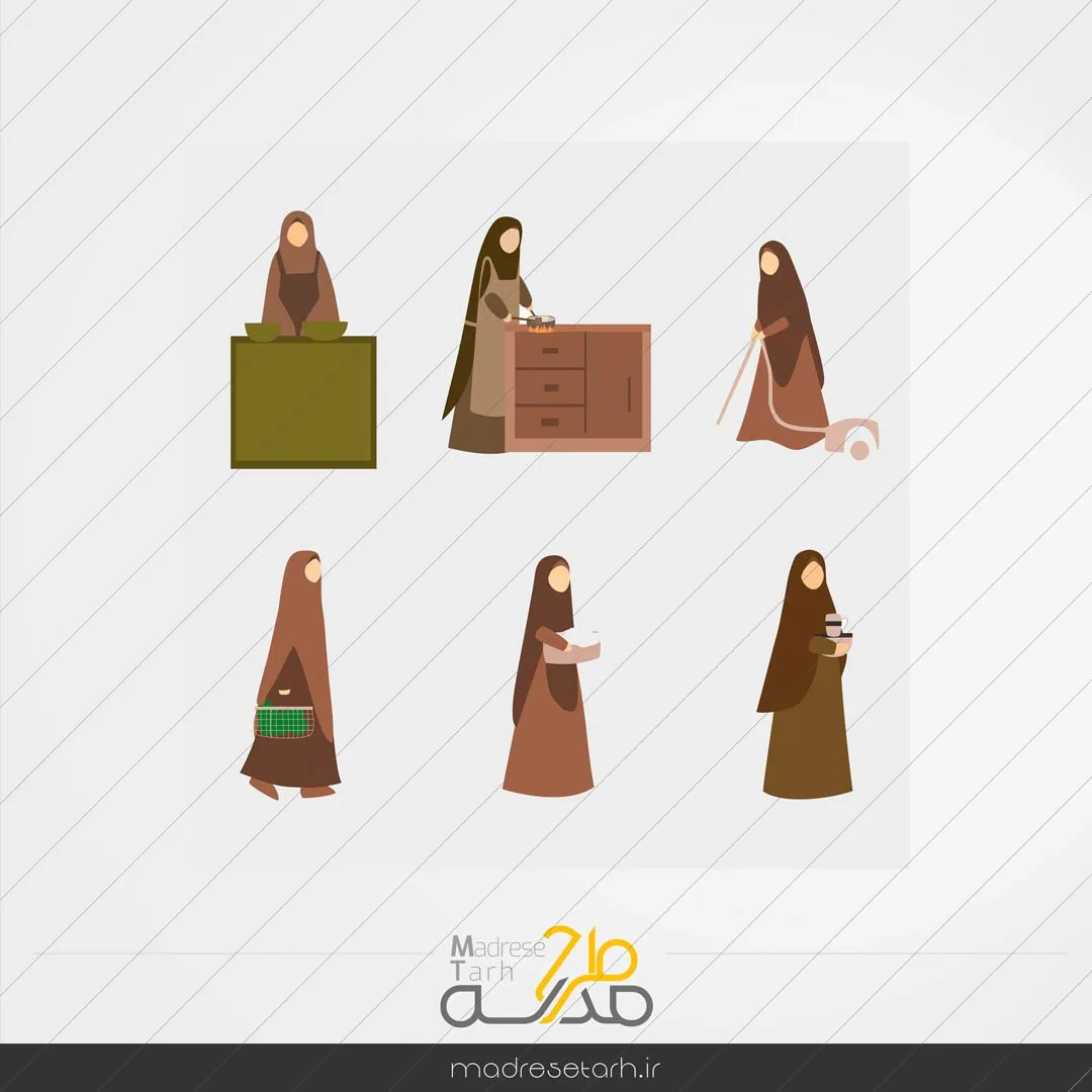 وکتور روز زن