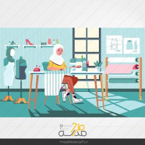 وکتور روز زن