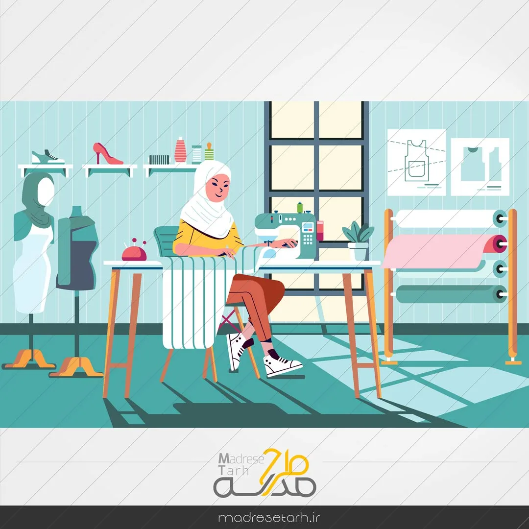 وکتور روز زن
