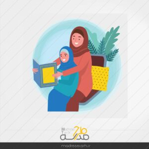 وکتور دختر و مادر