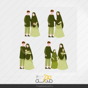 وکتور 4 عددی خانواده