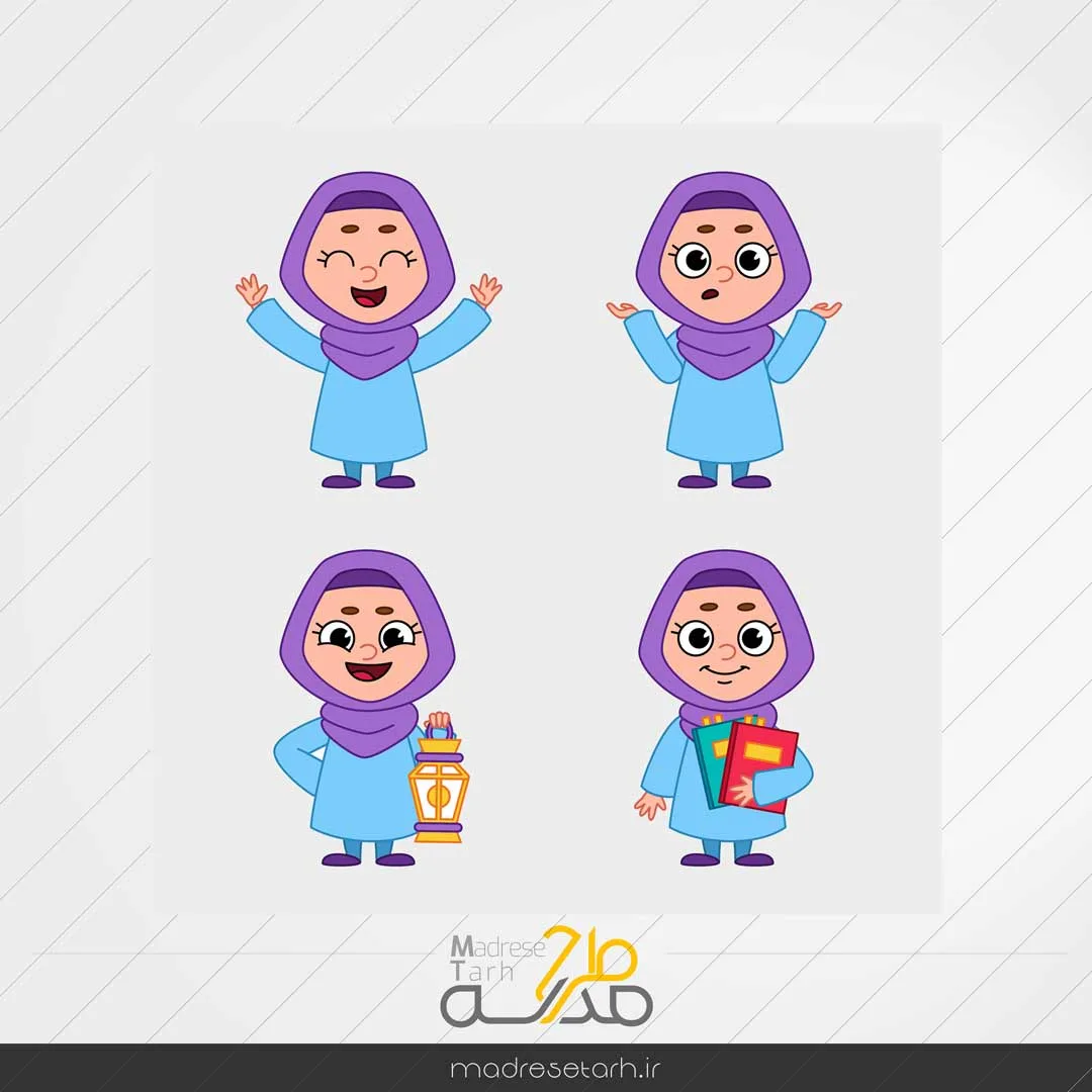 وکتور برای روز دختر