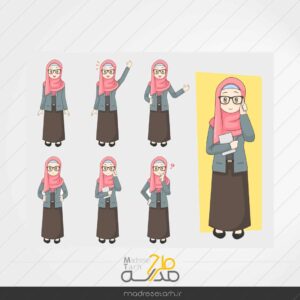 المان لایه باز باحجاب دختر