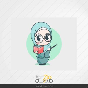 وکتور باحجاب روز دختر