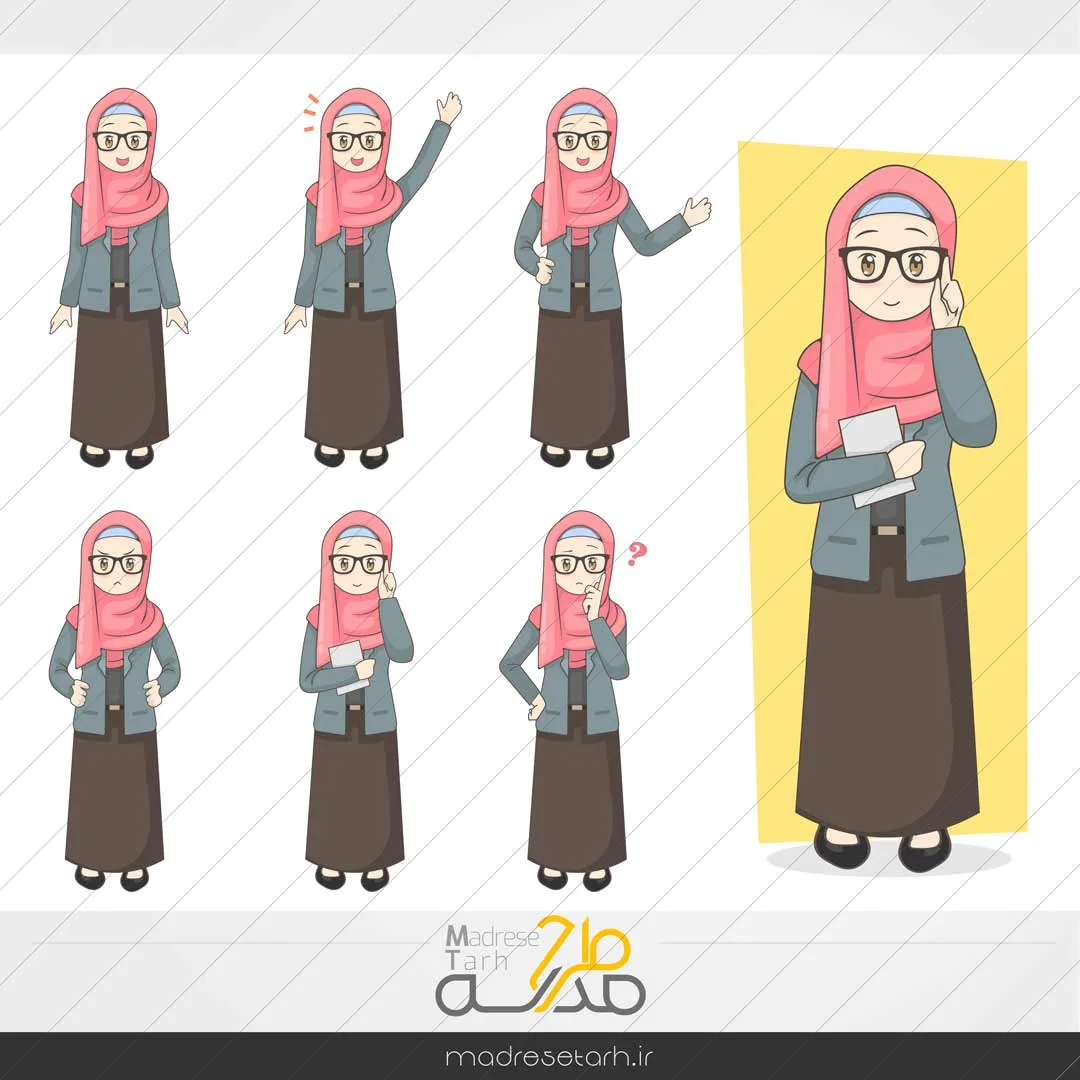 وکتور روز دختر