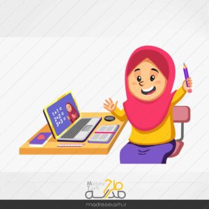کاراکتر دختر کلاس آنلاین