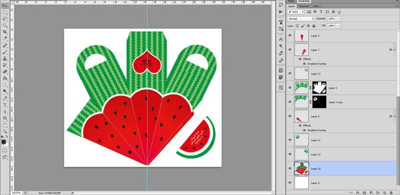 قالب جعبه فانتزی شب یلدا