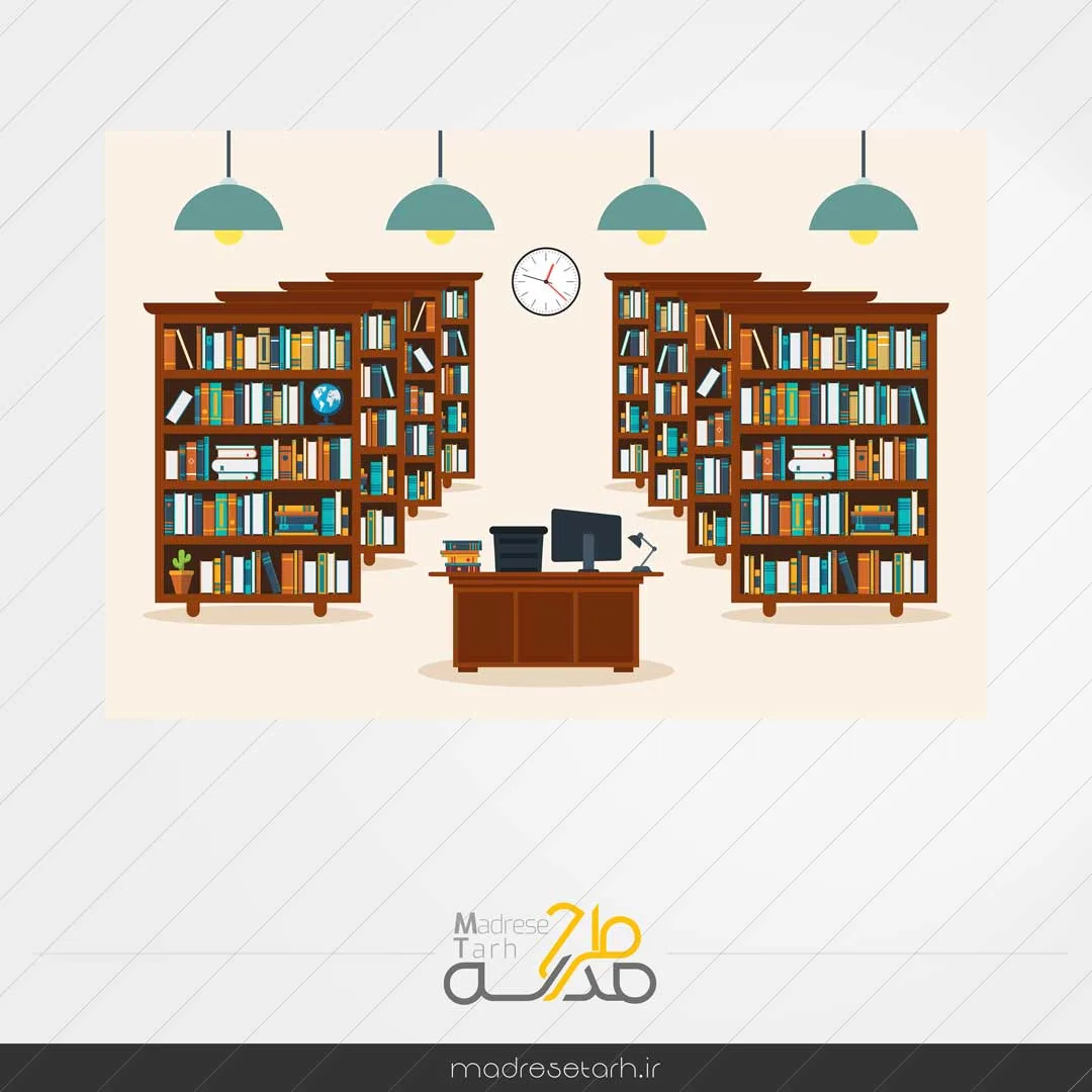 دانلود وکتور کتاب رایگان